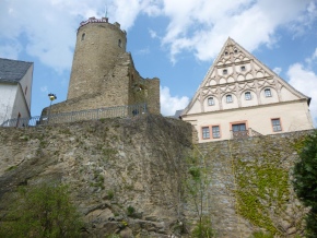 Burg Scharfenstein, Außentreppe